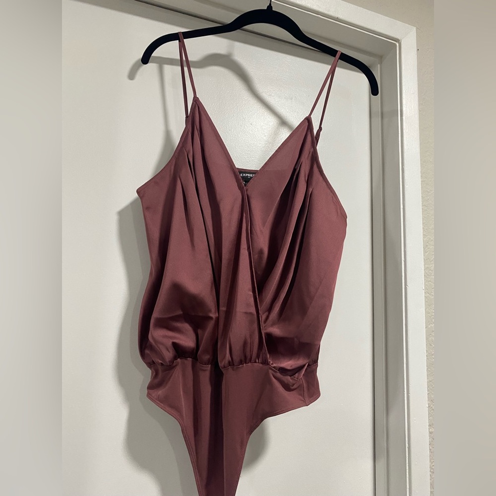 Cross body body suit tank